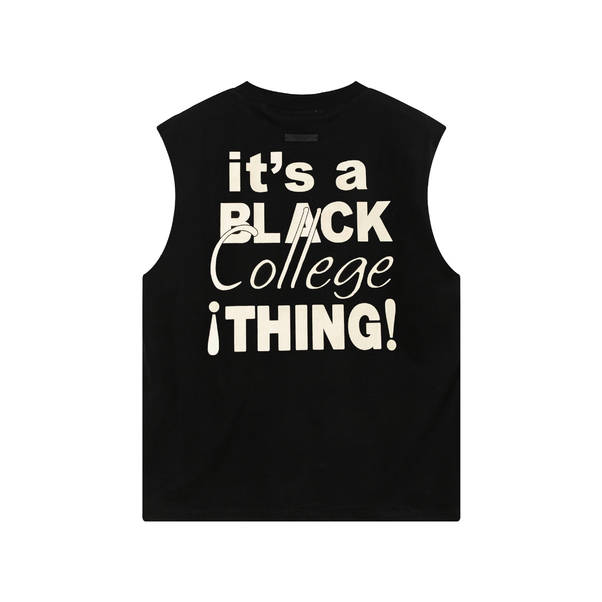 Fog Essentials tank spring summer FOG letter round neck pullover vest
