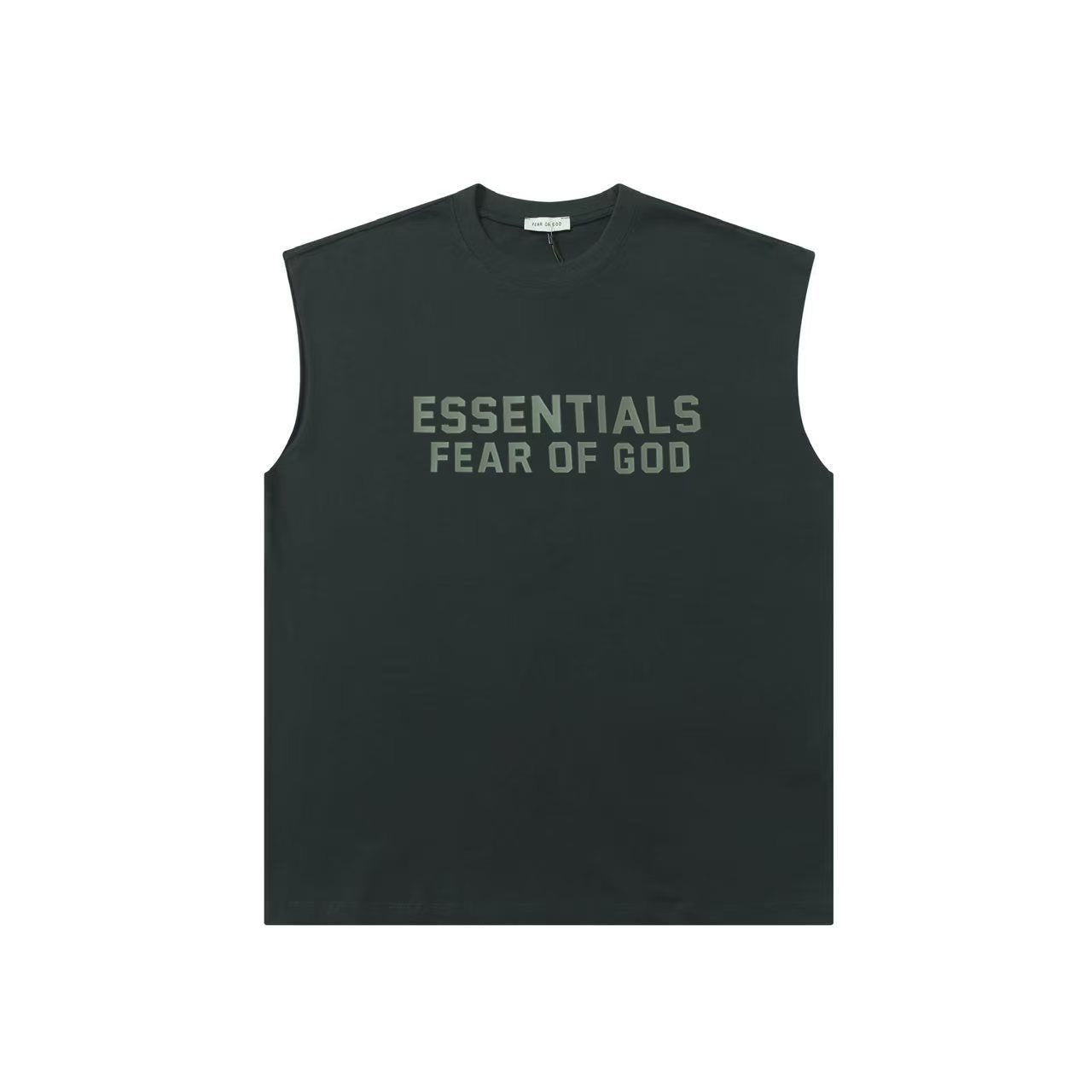 Fog Essentials tank spring summer FOG letter crew neck casual vest