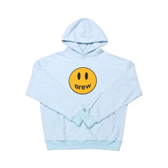 Drew House Smiley Face Pullover Hoodie, Light Blue