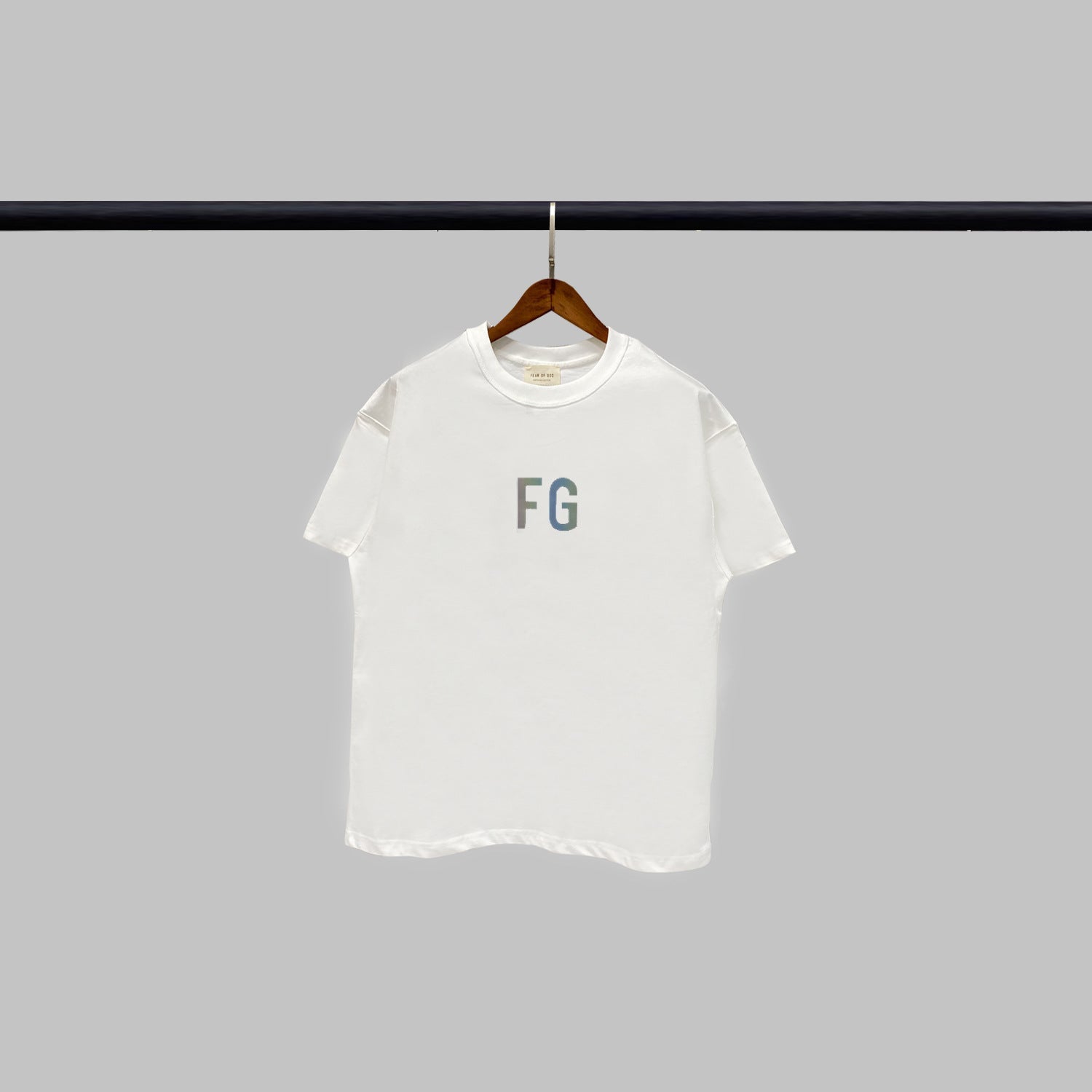 Fog Fear of God Essentials T Shirt Short Sleeve Loose Reflective Colorful Couple T-shirt