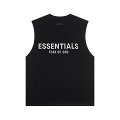 Fog Essentials tank spring summer FOG letter crew neck casual vest