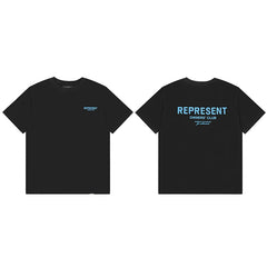 Represent Owners' Club Graphic T-Shirt - Black/Blue