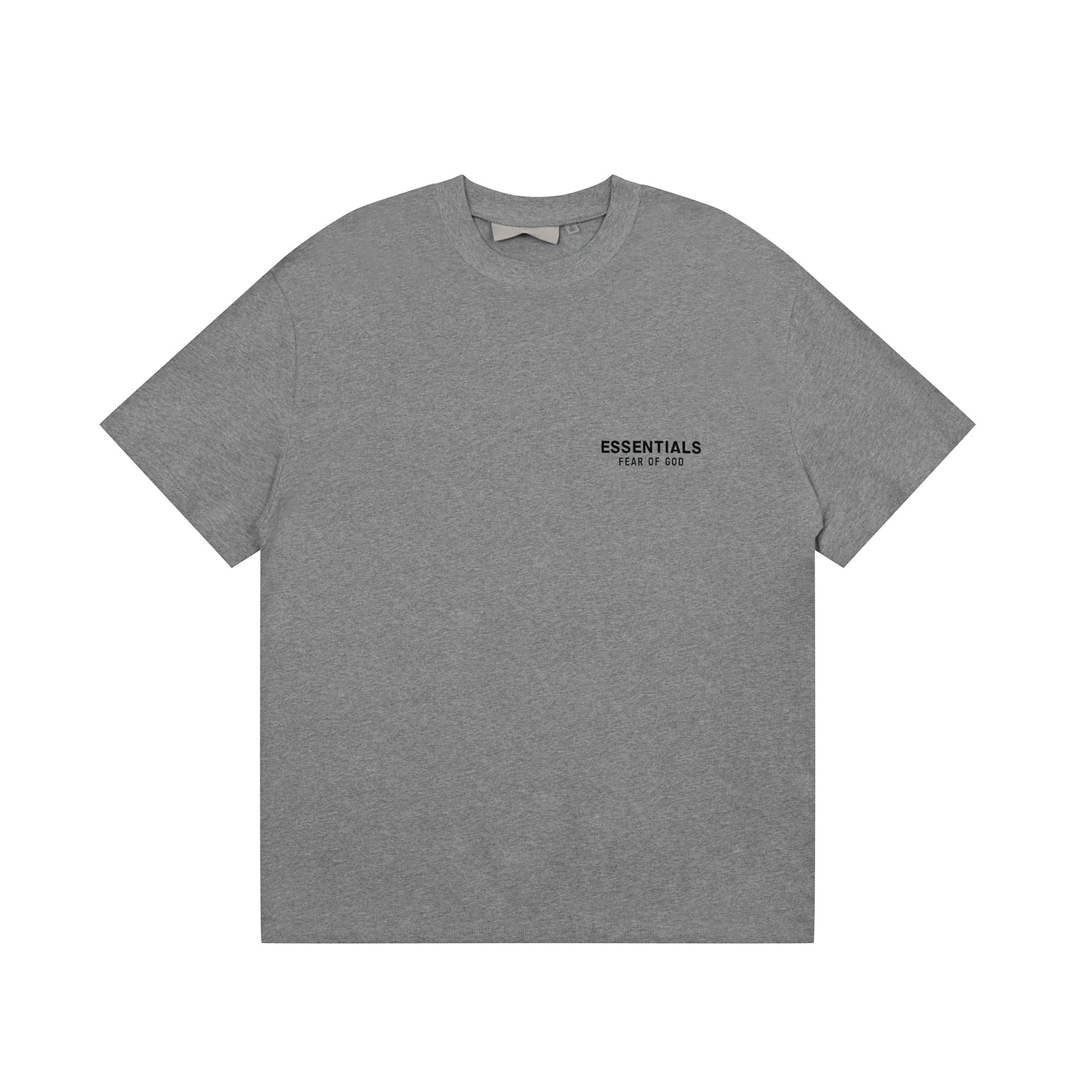 Fog Essentials T Shirts Spring/Summer FOG Double Line Letter Pattern Crew Neck Short Sleeves