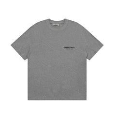 Fog Essentials T Shirts Spring/Summer FOG Double Line Letter Pattern Crew Neck Short Sleeves