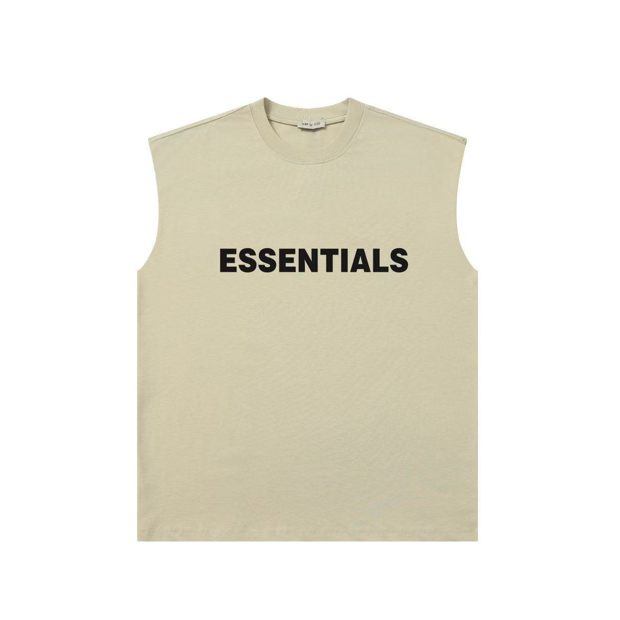 Fog Essentials tank spring summer FOG letter crew neck casual vest