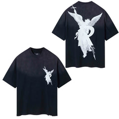 Represent Archangel & "R" Gradient Graphic T-Shirt - Vintage Black