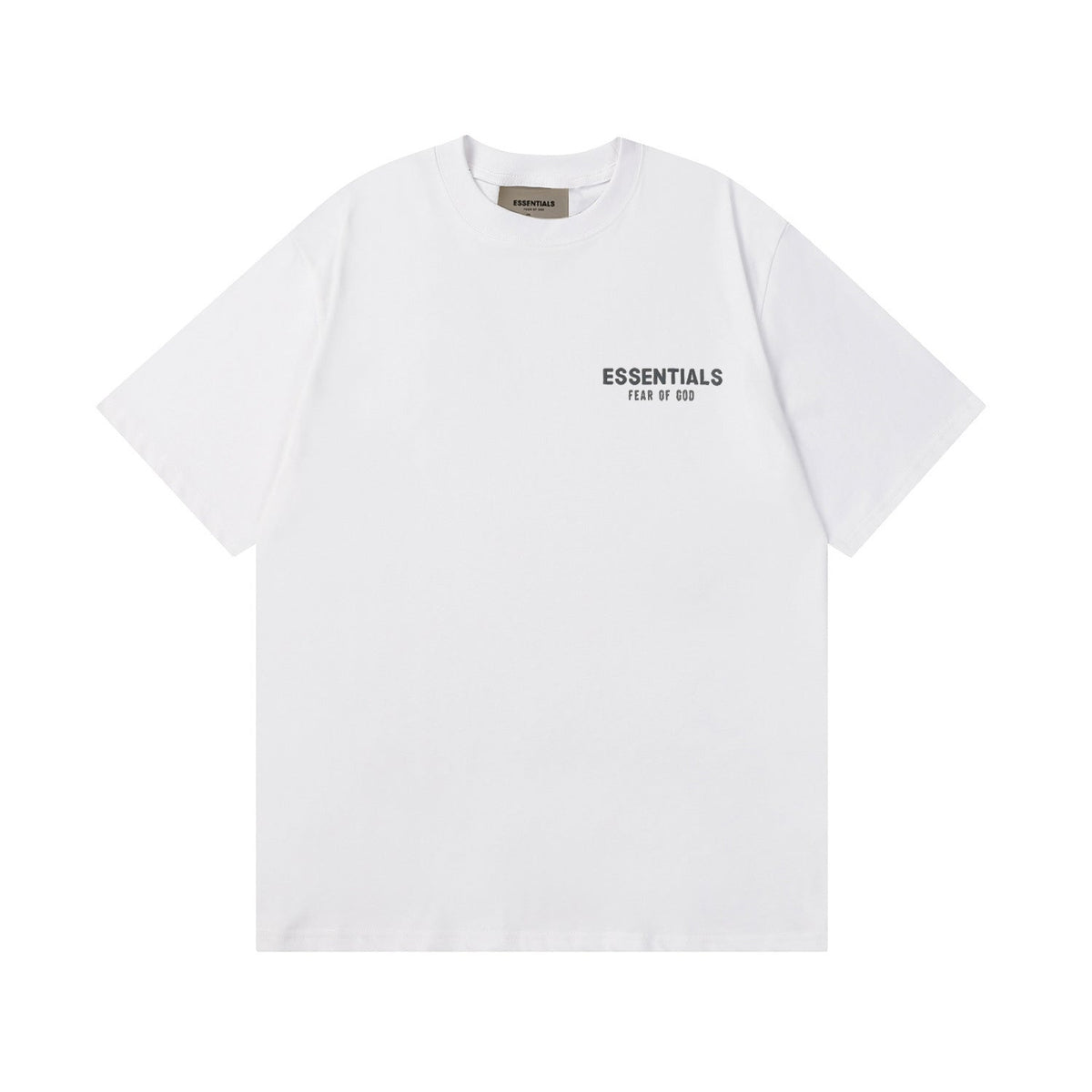 Fog Essentials T Shirts Spring/Summer FOG Letter Print Crew Neck Short Sleeves