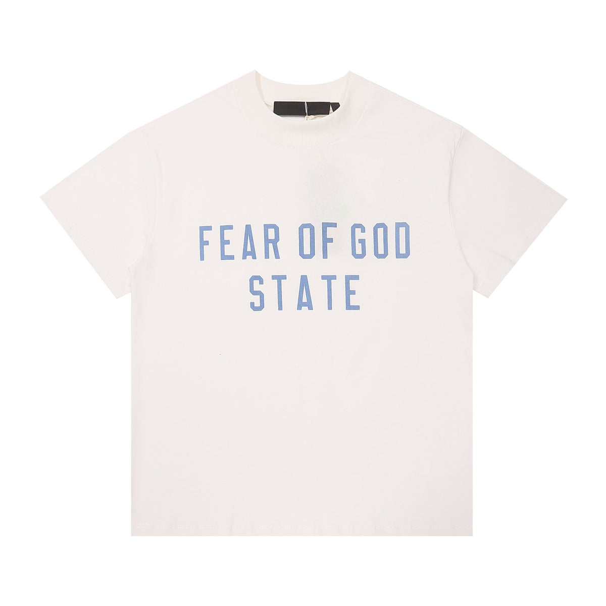 Fog Essentials T Shirts Spring/Summer FOG Double Line Letter Print Crew Neck Short Sleeves