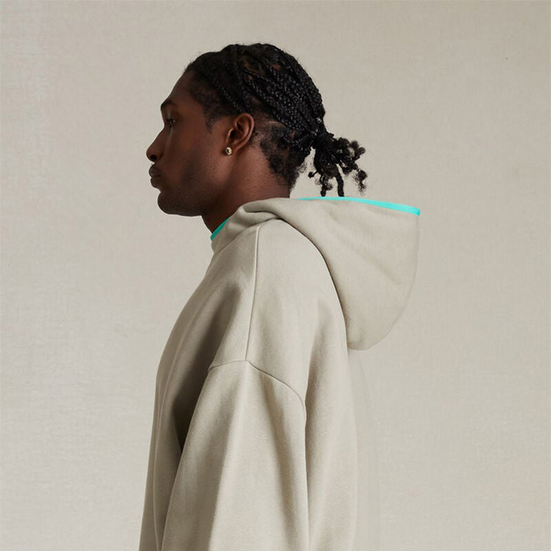 Fog Essentials Hoodie Stretch-hemmed Fleece Hooded Sweater