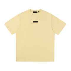 Fog Essentials T Shirts Spring/Summer FOG Season 9 Double Line Casual Crew Neck Short Sleeve