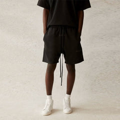 Fear of God Essentials Core Collection Sweatshorts black thin velvet