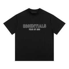 Fog Essentials T Shirts Spring/Summer FOG Pattern Crew Neck Short Sleeves
