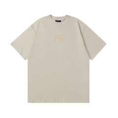 Fog Essentials T Shirts Spring Summer FOG Letter Crew Neck Short Sleeves