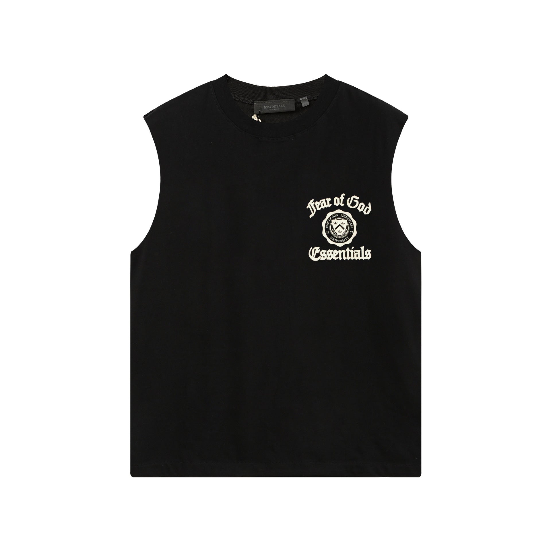 Fog Essentials tank spring summer FOG letter round neck pullover vest