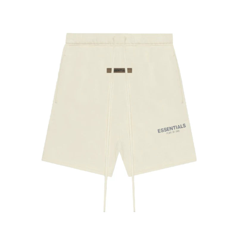 Fear of God Essentials Core Collection Sweatshorts Beige thin velvet