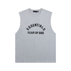 Fog Essentials tank spring summer FOG letter crew neck vest
