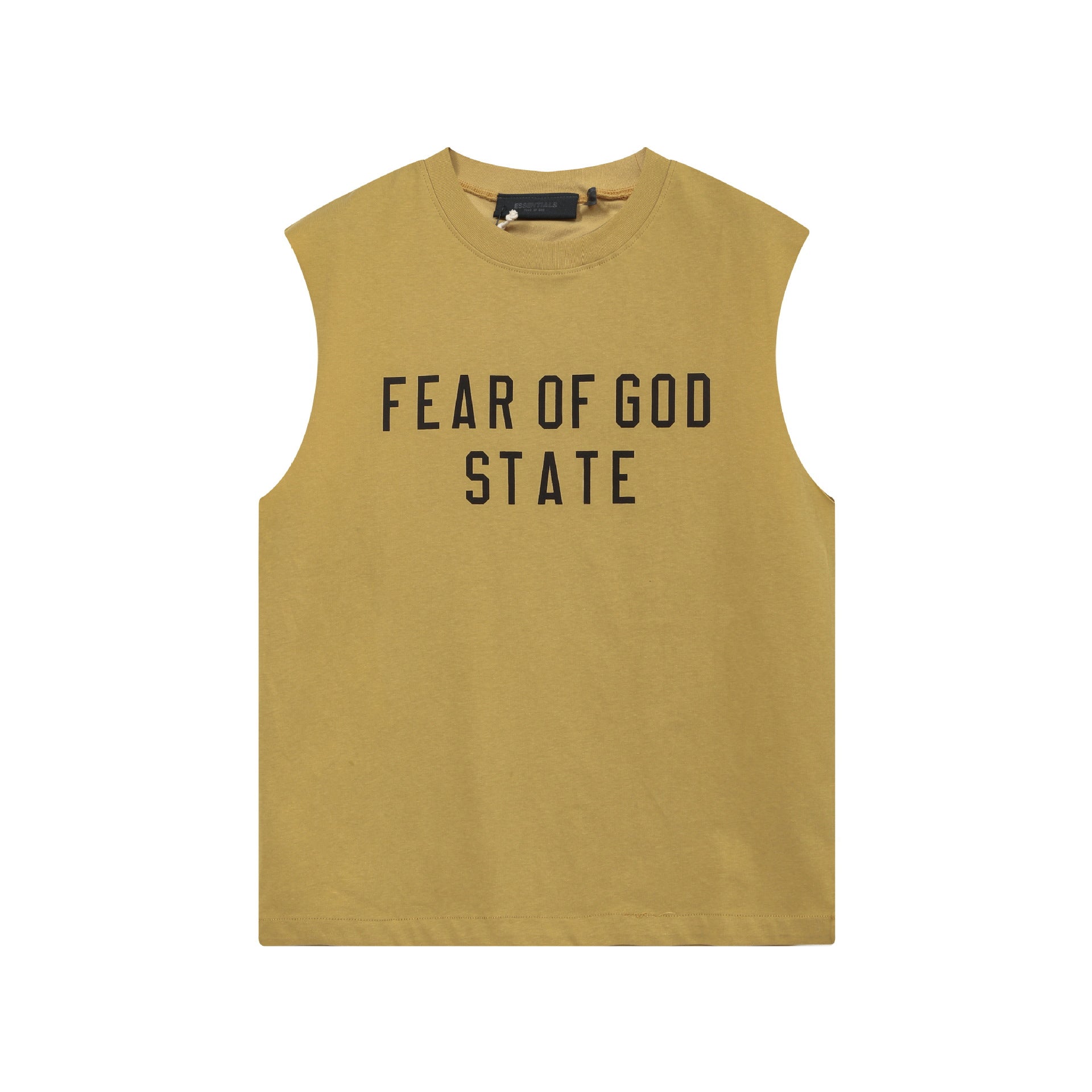 Fog Essentials tank spring summer FOG letter crew neck vest