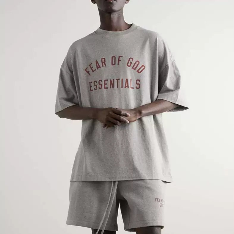 Fear of God Essentials Arc Logo Short-Sleeve T-Shirt oatmeal