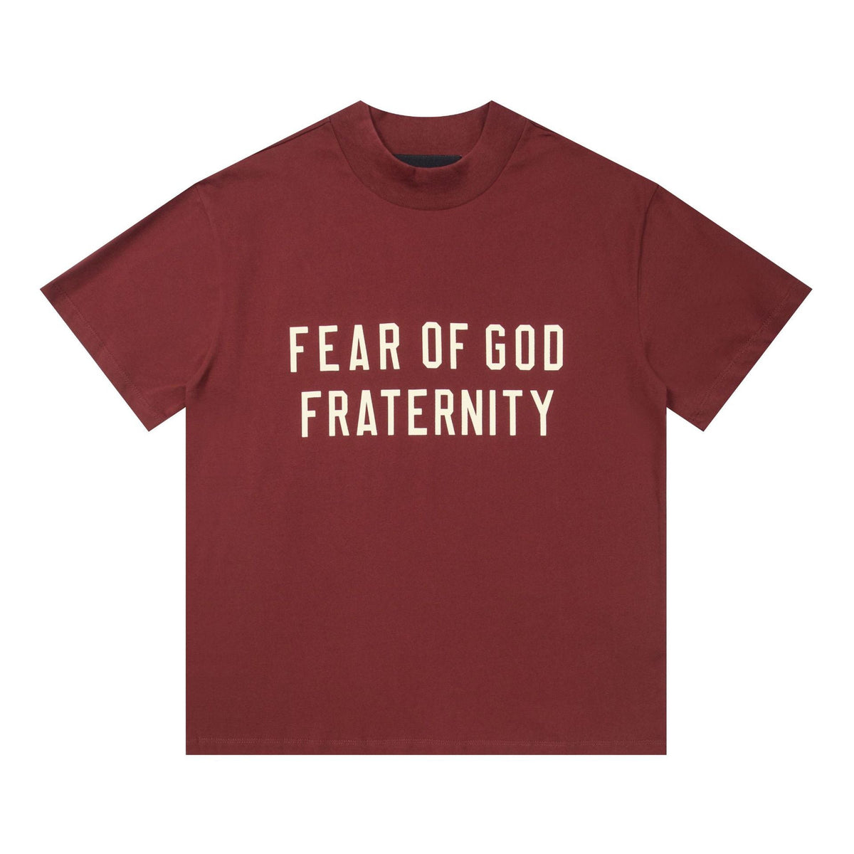 Fog Essentials T Shirts Autumn/Winter FOG Letter Crew Neck Short Sleeves