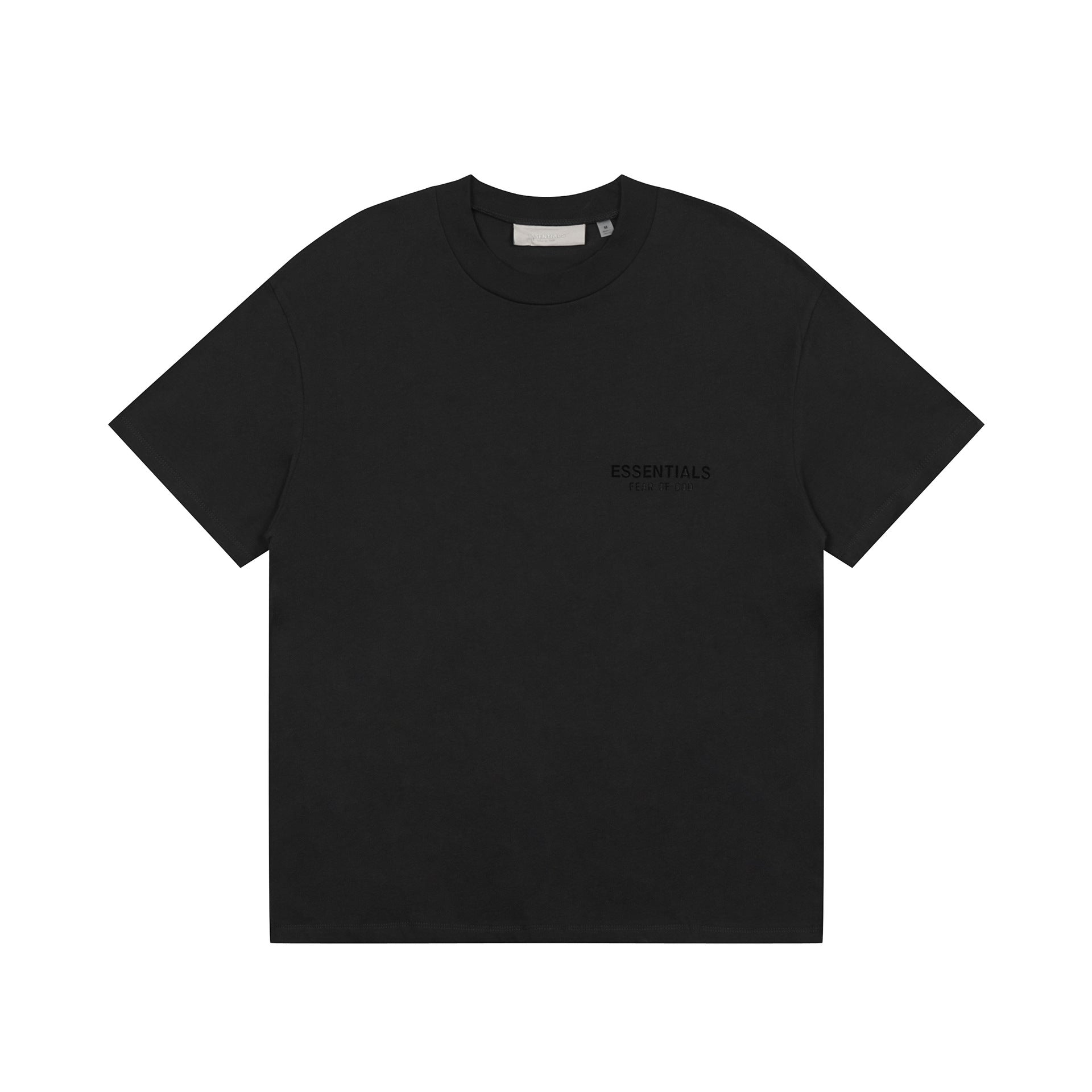 Fog Essentials T Shirts Spring/Summer FOG Double Line Letter Pattern Crew Neck Short Sleeves