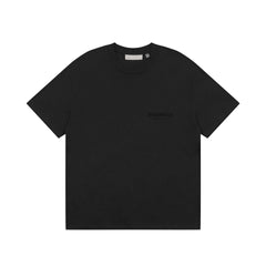 Fog Essentials T Shirts Spring/Summer FOG Double Line Letter Pattern Crew Neck Short Sleeves