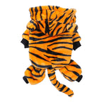 Cat Clothes Tiger Outfit Thermal Cotton-Padded Clothes Kitten Blue Cat British Shorthair Muppet Autumn and Winter Pet Dog Four-Legged Clothes
