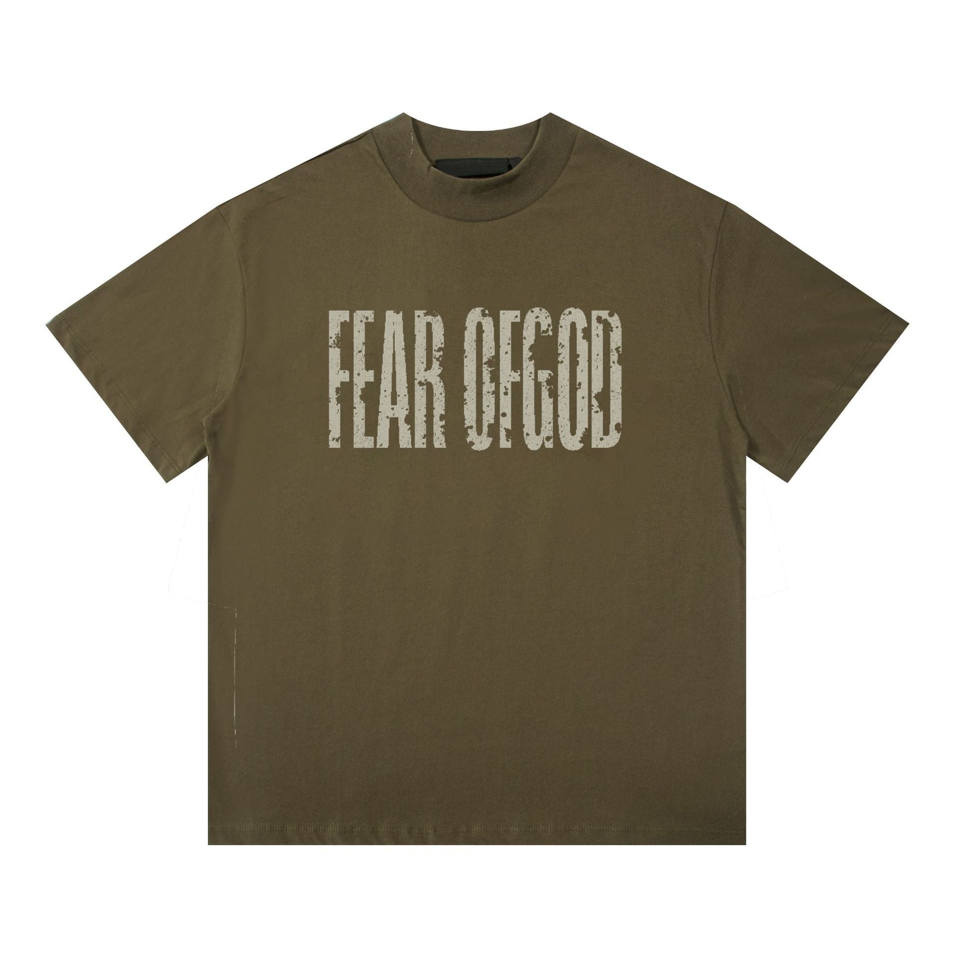 Fog Essentials T Shirts Spring/Summer FOG Letter Pattern Crew Neck