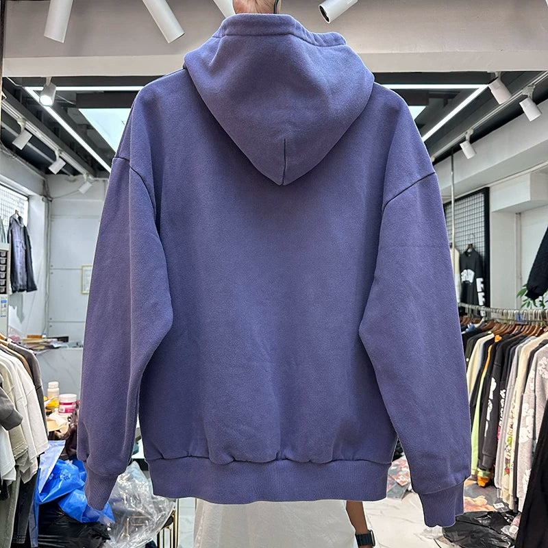 Represent Vintage Heavyweight Hoodie with Snap Collar - Lavender