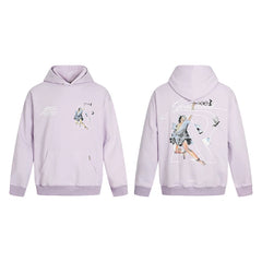 Represent "Good Speed" Vintage Figure & "R" Graphic Heavyweight Hoodie - Lavender