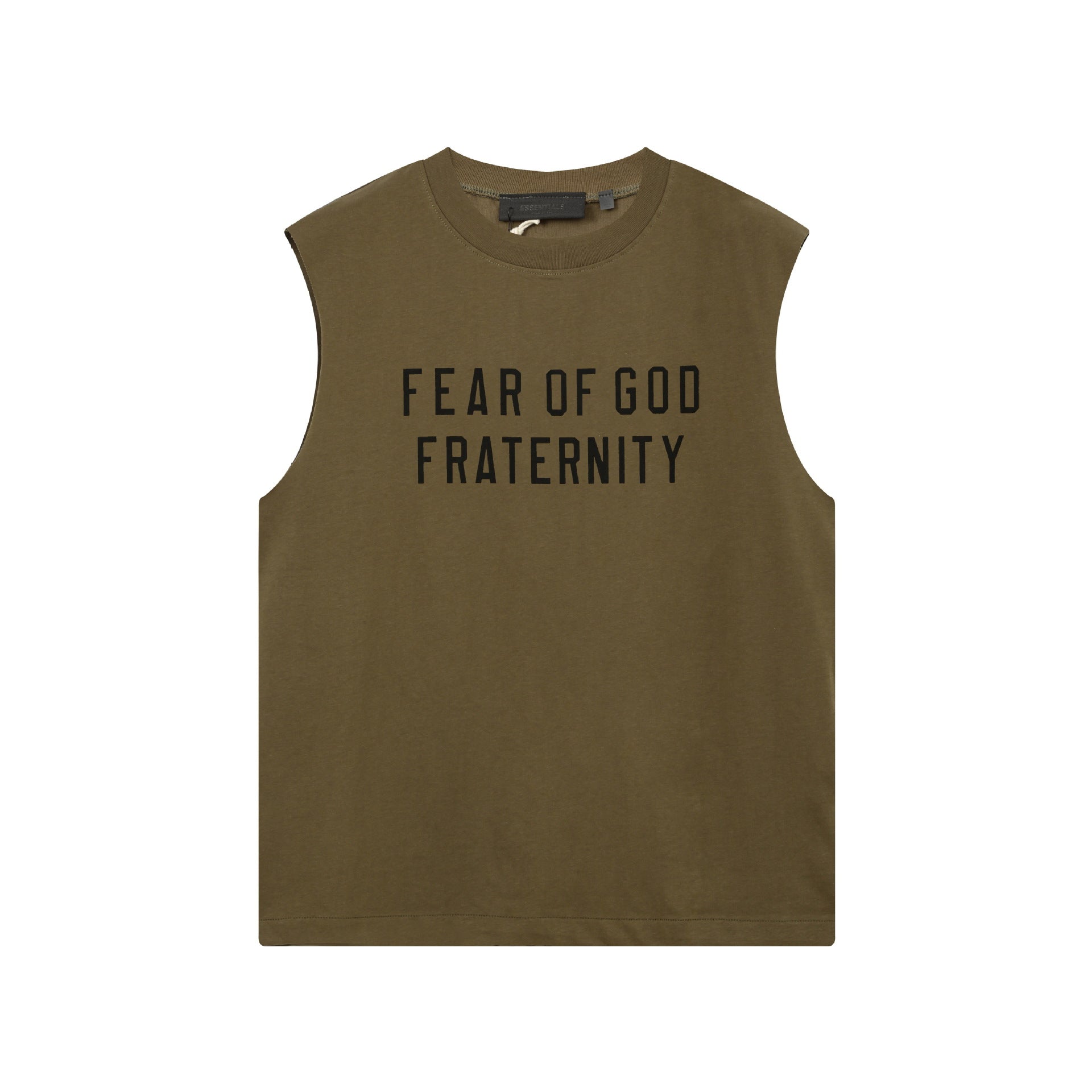 Fog Essentials tank spring summer FOG letter crew neck vest