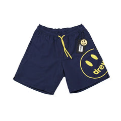 Drew House Smiley Face Swim Shorts, Navy Blue