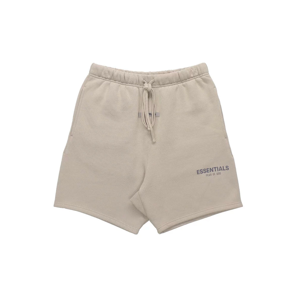 Fear of God Essentials Core Collection Sweatshorts Khaki color thin velvet
