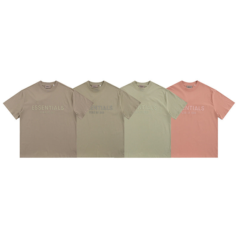 Fog Essentials T Shirts Spring/Summer, Crew Neck Short Sleeves