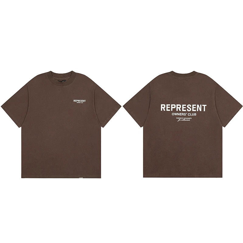 Represent Owners' Club Graphic T-Shirt - Dark Brown
