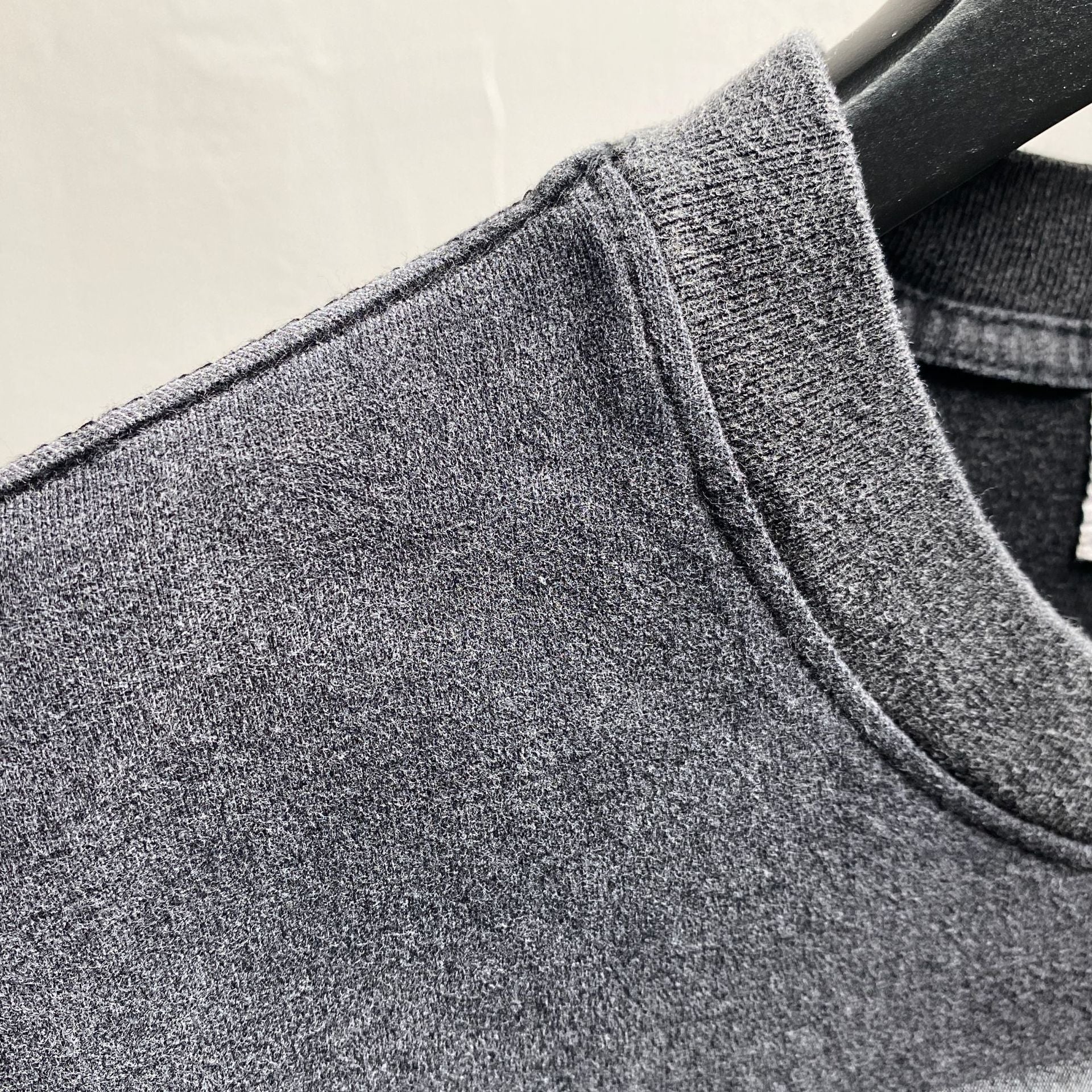 Fog Essentials T Shirts Spring and Summer FOG Joint Series Washing Water Old Crew Neck Short Sleeves
