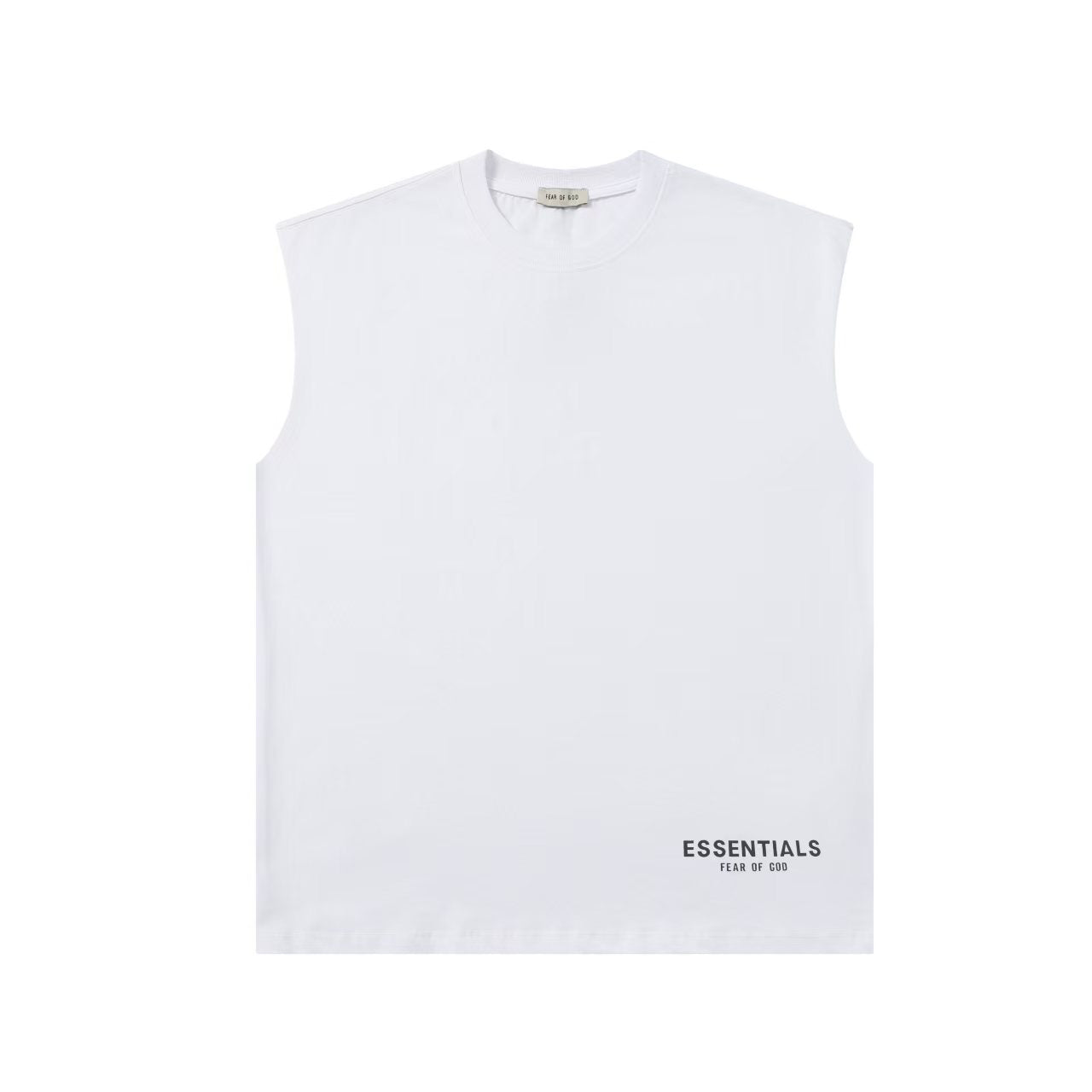 Fog Essentials tank spring/summer letter crew neck casual vest