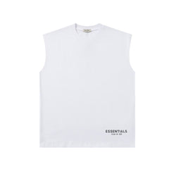 Fog Essentials tank spring/summer letter crew neck casual vest