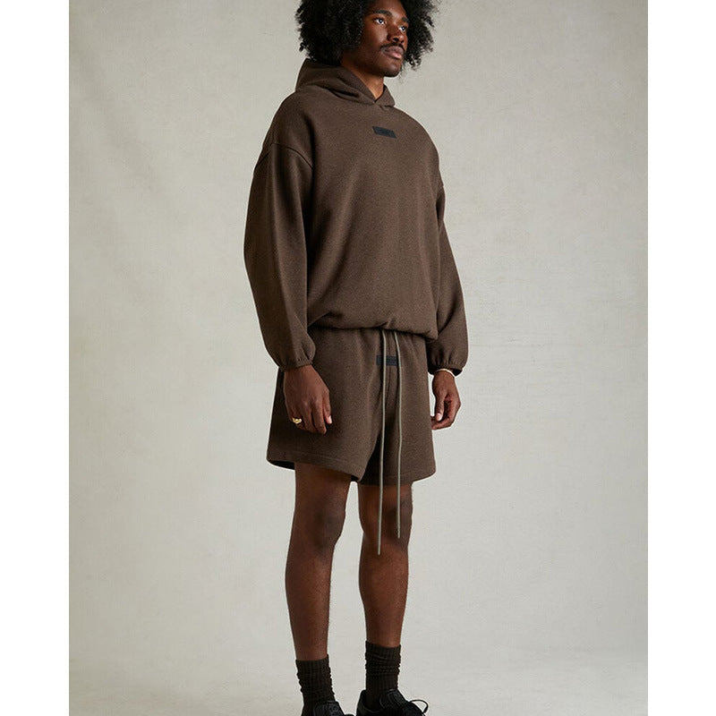 Fog Essentials Hoodie Stretch Hoop Loose Fleece Hooded Sweater