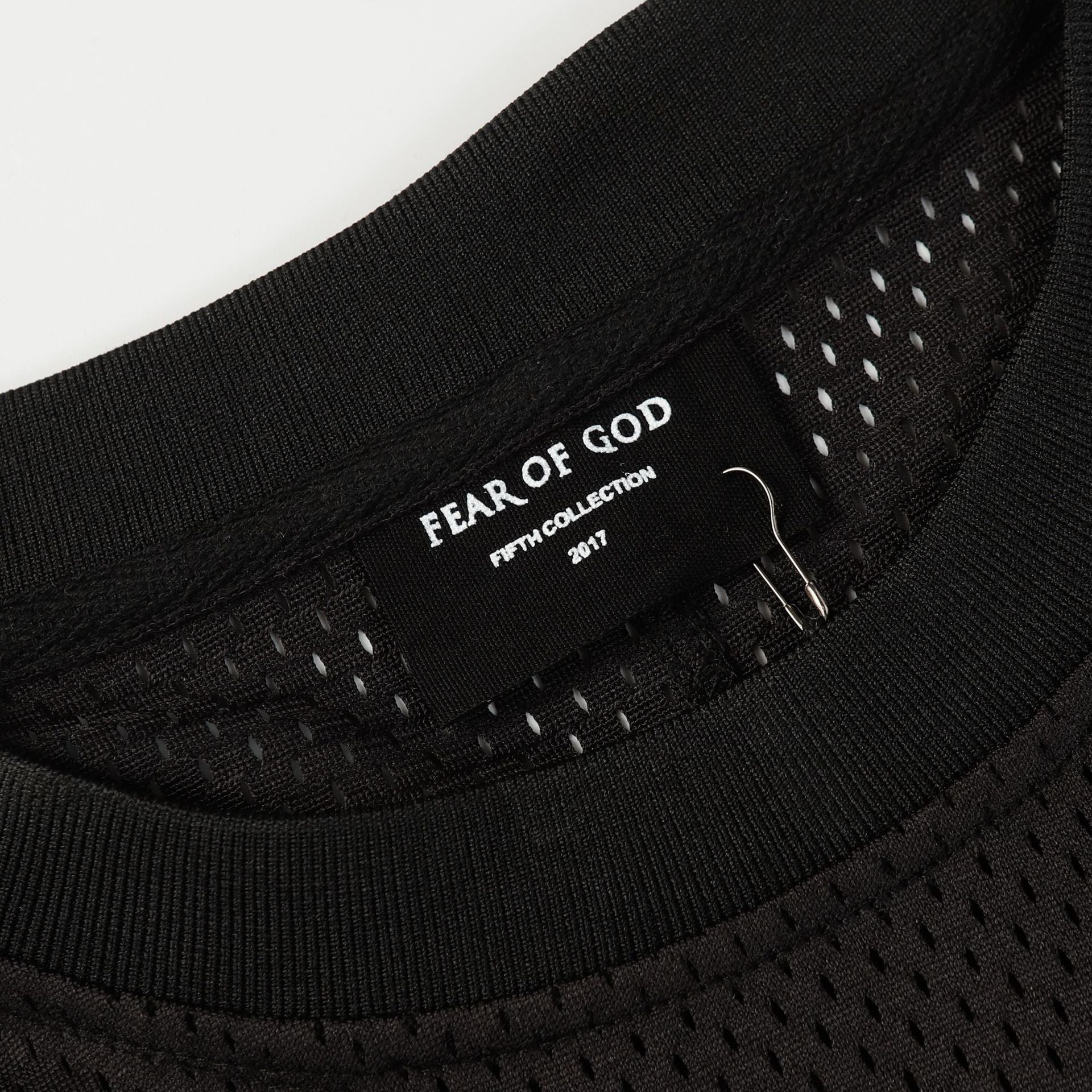 Fog Essentials T Shirts Spring/Summer FOG Mesh Crew Neck Short Sleeves