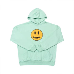 Drew House Smiley Face Pullover Hoodie, Mint Green