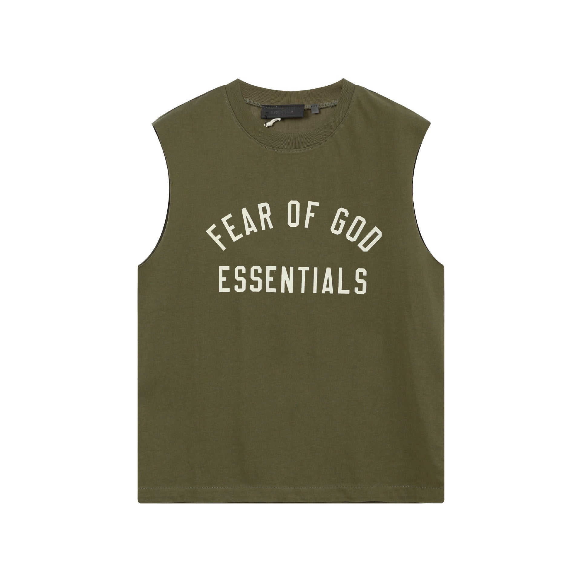 Fog Essentials tank summer FOG letter round neck pullover vest