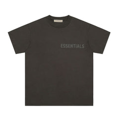Fog Essentials T Shirts Spring Summer FOG Letters Crew Neck Pullover Short