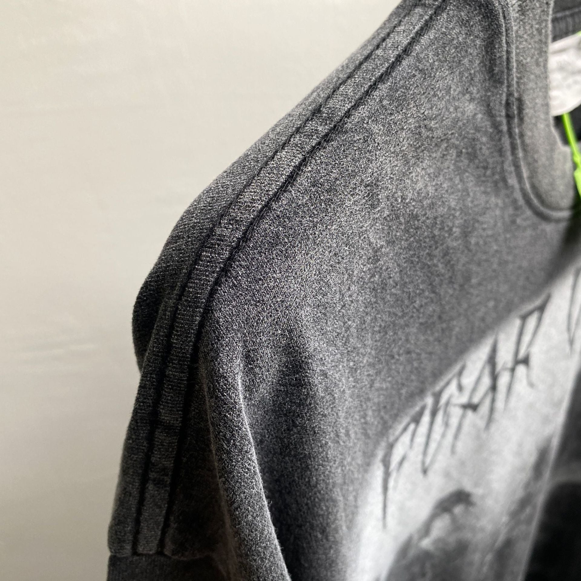 Fog Essentials T Shirts Spring and Summer FOG Joint Series Washing Water Old Crew Neck Short Sleeves