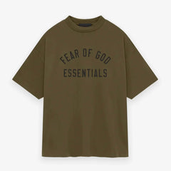 Fear of God Essentials Arc Logo Short-Sleeve T-Shirt Olive green