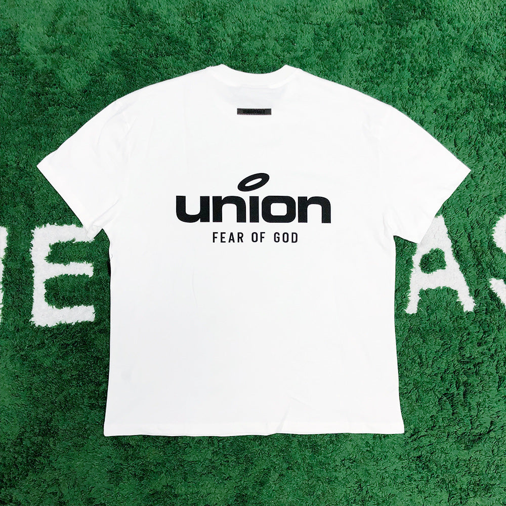 Fog Fear of God Essentials T Shirt Double Line Short Sleeve Printed Letter Loose Couple T-shirt