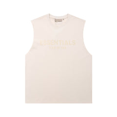Fog Essentials tank summer FOG letter crew neck vest