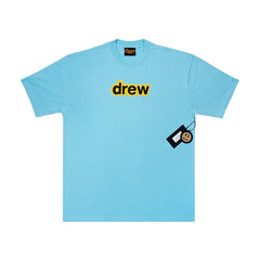 Drew House Logo Short Sleeve T‑Shirt, Light Blue
