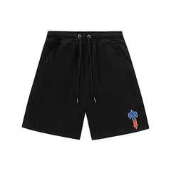 Trapstar Irongate Arch Small T Sweat Shorts - Black/Blue/Red