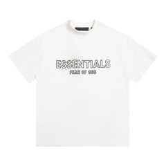 Fog Essentials T Shirts Spring/Summer FOG Pattern Crew Neck Short Sleeves