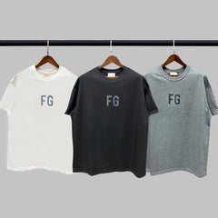 Fog Fear of God Essentials T Shirt Short Sleeve Loose Reflective Colorful Couple T-shirt